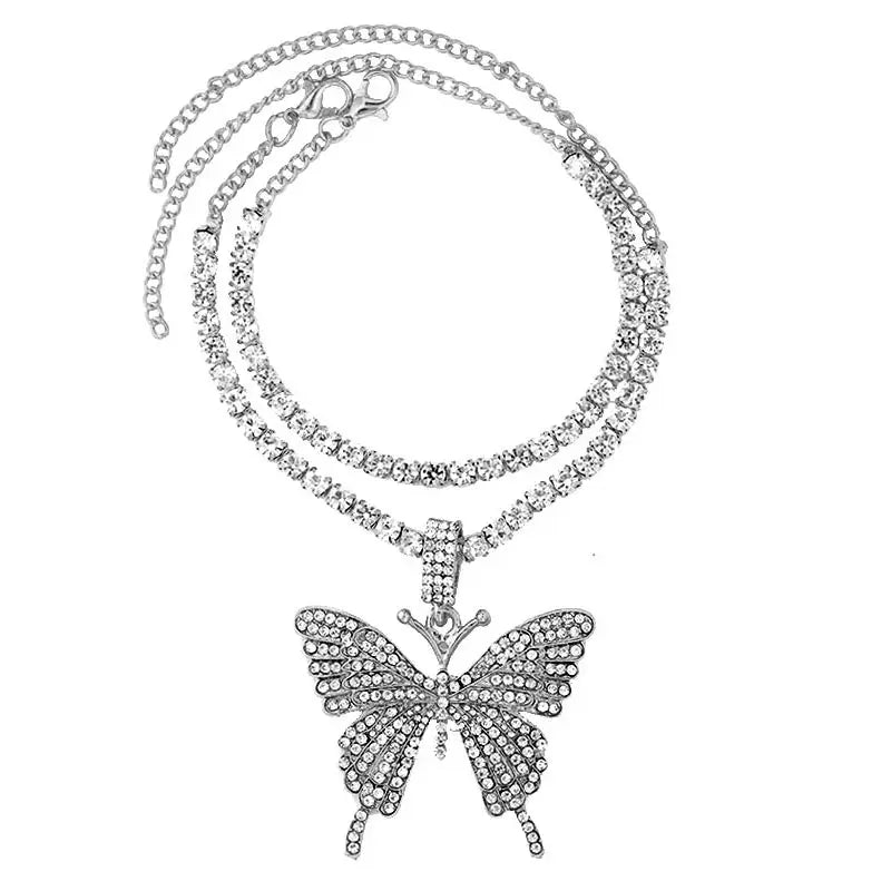 Butterfly Cuban anklet