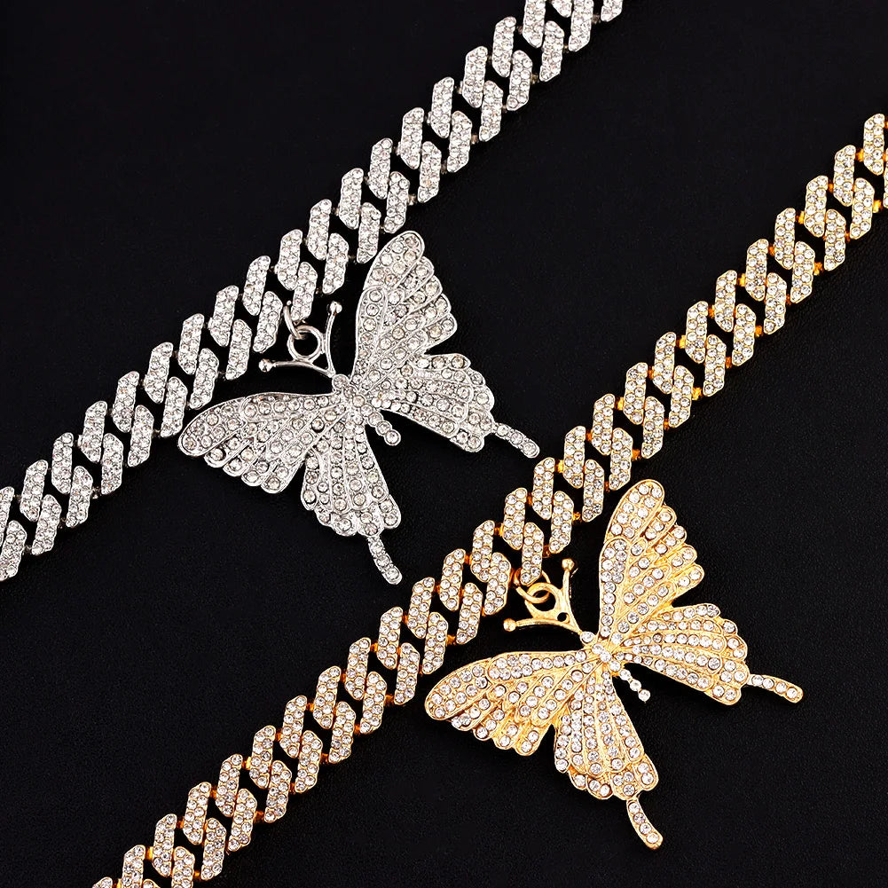 Butterfly Cuban anklet