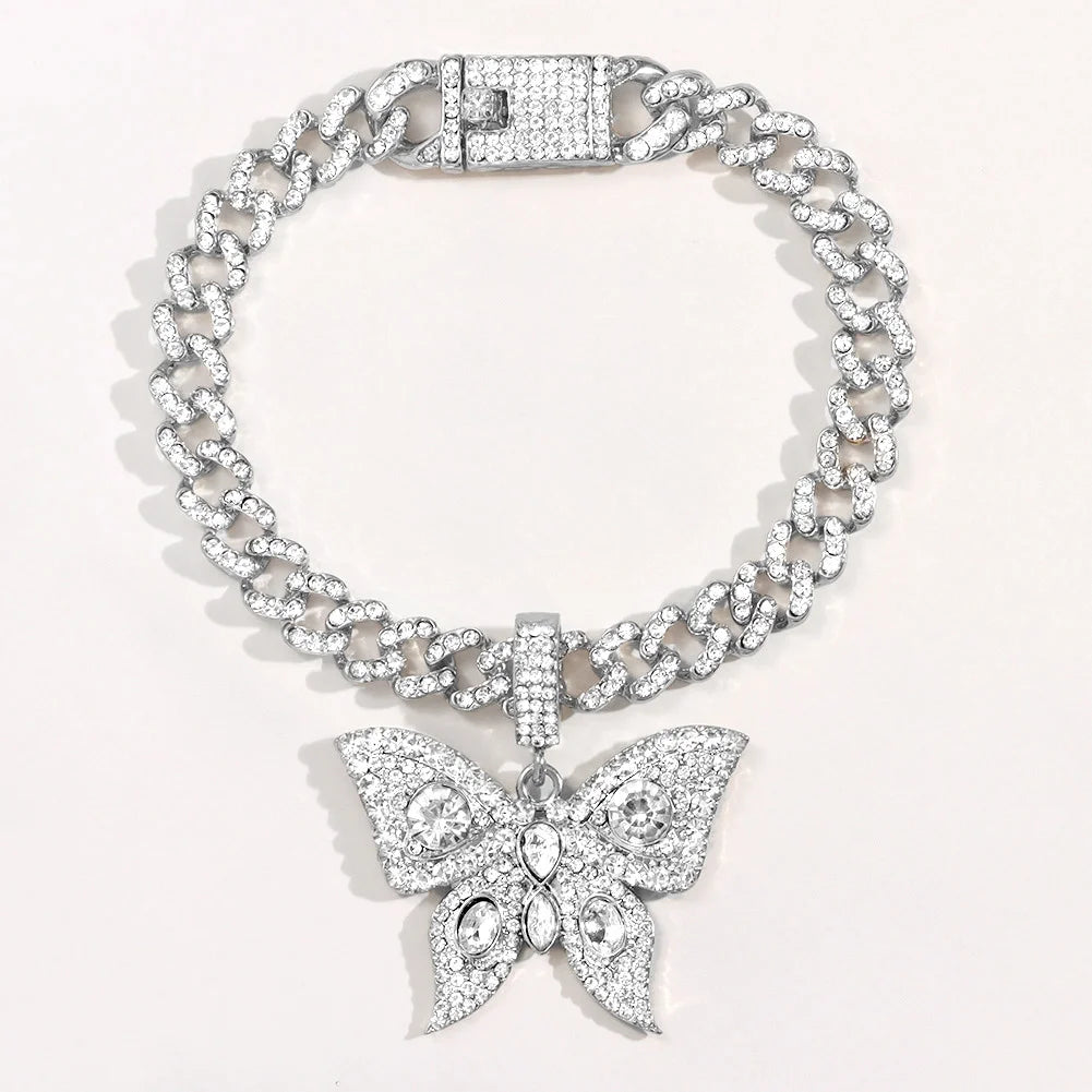 Butterfly Cuban anklet